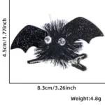 1pair Halloween Bat Hairpin Children Costume Headdress - Image 6