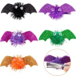 1pair Halloween Bat Hairpin Children Costume Headdress - Image 2