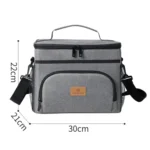 Camping Portable Insulated Pack Outdoor Picnic Large Capacity Lunch Bag - Image 3