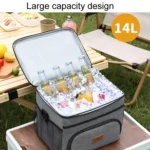 Camping Portable Insulated Pack Outdoor Picnic Large Capacity Lunch Bag - Image 6