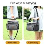 Camping Portable Insulated Pack Outdoor Picnic Large Capacity Lunch Bag - Image 7