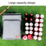 20L Camping Portable Double Shoulder Insulated Pack Outdoor Picnic Large Capacity Lunch Bag - Image 5