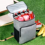 20L Camping Portable Double Shoulder Insulated Pack Outdoor Picnic Large Capacity Lunch Bag - Image 6