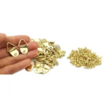 50pcs /Pack Photo Frame Hooks Hangers Triangle Single Hole Picture Hooks  with Screws - Image 4