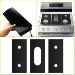 5 Holes Gas Oven Stove Grease Protection Cleaning Pad - Image 5