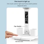 4-head Desk Lamp Foldable Reading Lamp 3-gear Color Adjustment - Image 7