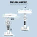 Double Head Horizontal Desk Lamp 3 Light Color Reading Lamp - Image 6