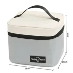 Portable Handheld Insulated Lunch Pack Outdoor Picnic Bento Bag - Image 3