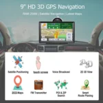 9 Inch 8G/256M Car GPS Navigator With Large Screen Capacitive Bluetooth Map - Image 6