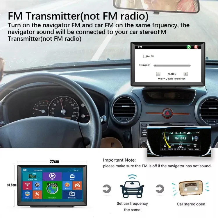 TBD06052120_B6.webp 9 Inch 8G/256M Car GPS Navigator With Large Screen Capacitive Bluetooth Map - Image 7