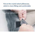 Portable Press Inflatable Pillow Lumbar Support Cusion Airplane Sleeping Pillow - Image 6