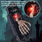 Halloween Induction Spray Doorbell Hand Movable Luminous Sounding Scary Doorbell - Image 3