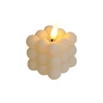 LED Geometry Electronic Candle Light Bedroom Atmosphere Ornaments Photo Props - Image 4