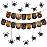 Halloween Decoration Wall Stickers Hanging Pendant Party Horror Banner Decoration - Image 2