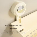 Suction Cup Wall Mounted Bathroom Shelf Drainage Detachable Storage Rack Hanging Basket - Image 11