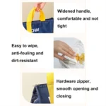 PU Cartoon Waterproof Thickened Insulated and Cooling Lunch Bag - Image 3