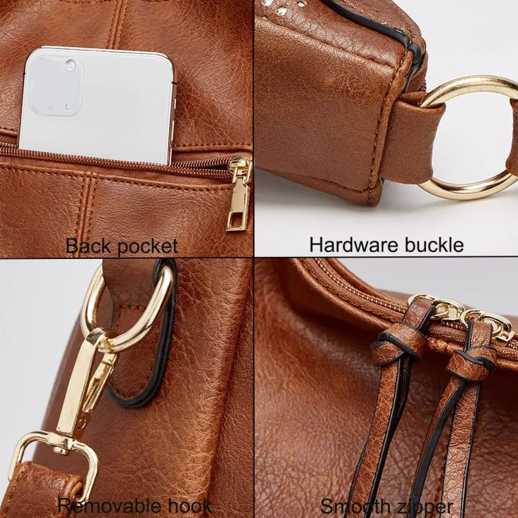 TBD06052155_B5.webp Women Large Capacity Tote Bag PU Leather Shoulder Bag - Image 6