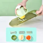 Kitchen Fruit Vegetable Shredder With Hand Guard Potato Cucumber Slicing Shredding Cutter
