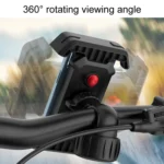 Motorcycle Bicycle Riding Navigation Cell Phone Holder - Image 3