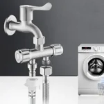Washing Machine Faucet Splitter 1 Input 2 Output Dual Outlet Adapter 304 Stainless Steel Faucet - Image 2