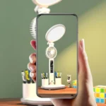 Round Desk Lamp Study Reading Folding Smart Bedside Eye Protection Lamp - Image 2