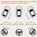 AHD1080P Car Universal HD Night Vision Rear View Reversing Three-Control Fisheye Camera - Image 4