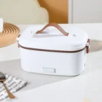 Electric Lunch Box Stainless Steel Lining Plug-in Heating Bento Box - Image 9