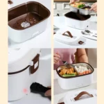 Electric Lunch Box Stainless Steel Lining Plug-in Heating Bento Box - Image 7