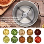 Single Cup Cross Knife Small Electric Grinder Coffee Bean Grains Fine Grinding Powder Machine - Image 4
