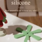 Christmas Tree Heat Resistant Table Mat Household Foldable Thermal Insulated Placemat Pot Mat - Image 4