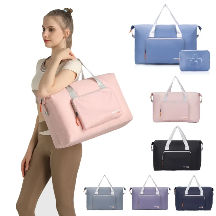 TBD06052266_B1.webp Folding Travel Bag Large Capacity Gym Rucksack Portable Luggage Clothes Storage Bag - Image 2