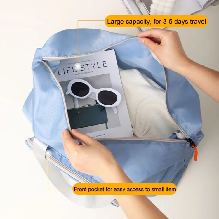 TBD06052266_B4.webp Folding Travel Bag Large Capacity Gym Rucksack Portable Luggage Clothes Storage Bag - Image 5