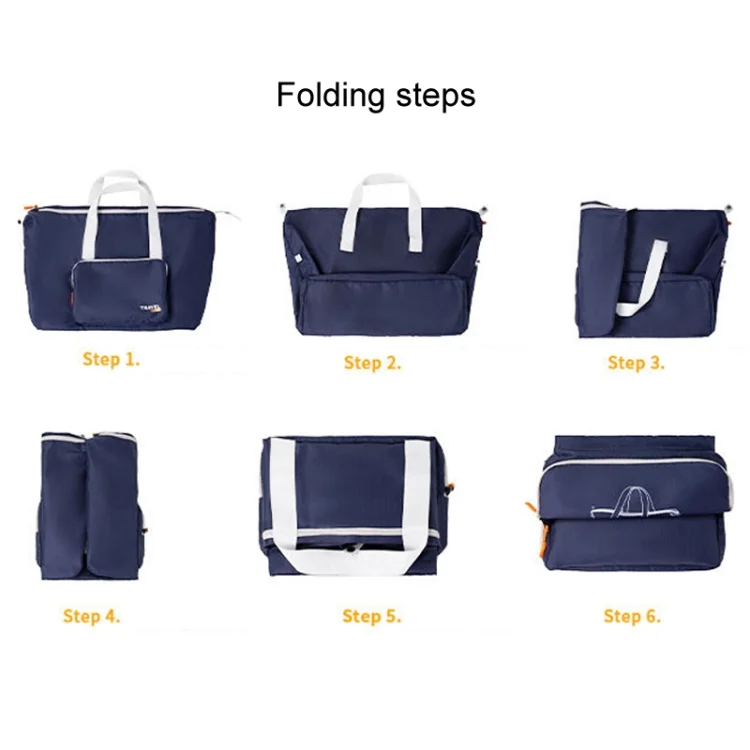 TBD06052266_B7.webp Folding Travel Bag Large Capacity Gym Rucksack Portable Luggage Clothes Storage Bag - Image 8