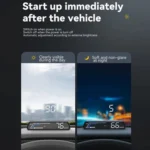 Head-up Display OBD Multi-function Vehicle Instrument Oil Temperature Gearbox Monitoring Screen - Image 11