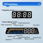 Head-up Display OBD Multi-function Vehicle Instrument Oil Temperature Gearbox Monitoring Screen - Image 5