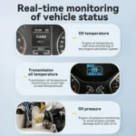 Head-up Display OBD Multi-function Vehicle Instrument Oil Temperature Gearbox Monitoring Screen - Image 6