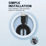 Head-up Display USB Powered Car GPS Altitude Meter - Image 7