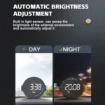 Head-up Display USB Powered Car GPS Altitude Meter - Image 9