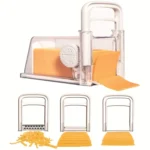 4 in 1 Cheese Chopper Butter Slicer Refrigerator Storage Box with 3 Blades