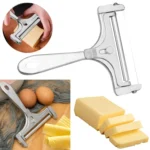 Cheese Slicer Adjustable Thickness Butter Cutter Stainless Steel Wire Scraper