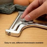 Cheese Slicer Adjustable Thickness Butter Cutter Stainless Steel Wire Scraper - Image 5