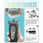 For Braun Series 9 Pro Electric Shaver 94M Blade Gold Mesh Cover - Image 5