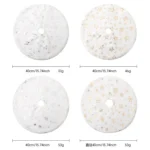 40cm Christmas Tree Skirt Mat Christmas Tree Bottom Foot Carpet Party Decoration - Image 3