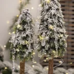 Christmas Acrylic Clear Pendant Snowflake Icicle Crystal Ornaments Xmas Tree Hanging Decoration - Image 7