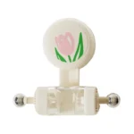 Bathroom No-Punch Suction Cup Showerhead Holder Tulip Shower Hanger