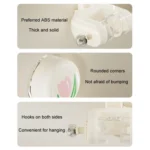 Bathroom No-Punch Suction Cup Showerhead Holder Tulip Shower Hanger - Image 8