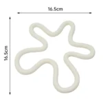 Household Irregular Silicone Heat Insulation Mat Kitchen High Temperature Resistant Desktop Placemat - Image 3