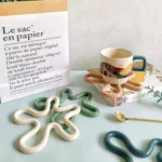 Household Irregular Silicone Heat Insulation Mat Kitchen High Temperature Resistant Desktop Placemat - Image 5