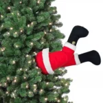 Christmas Tree Decoration Santa Claus Elf Legs Plush Door Decor Christmas Home Hanging Ornaments - Image 2