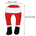 Christmas Tree Decoration Santa Claus Elf Legs Plush Door Decor Christmas Home Hanging Ornaments - Image 4